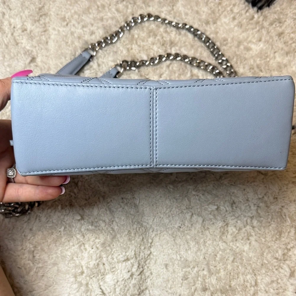 NWOT Kate Spade Baby Blue Natalia Small Flap Smooth Quilted Crossbody